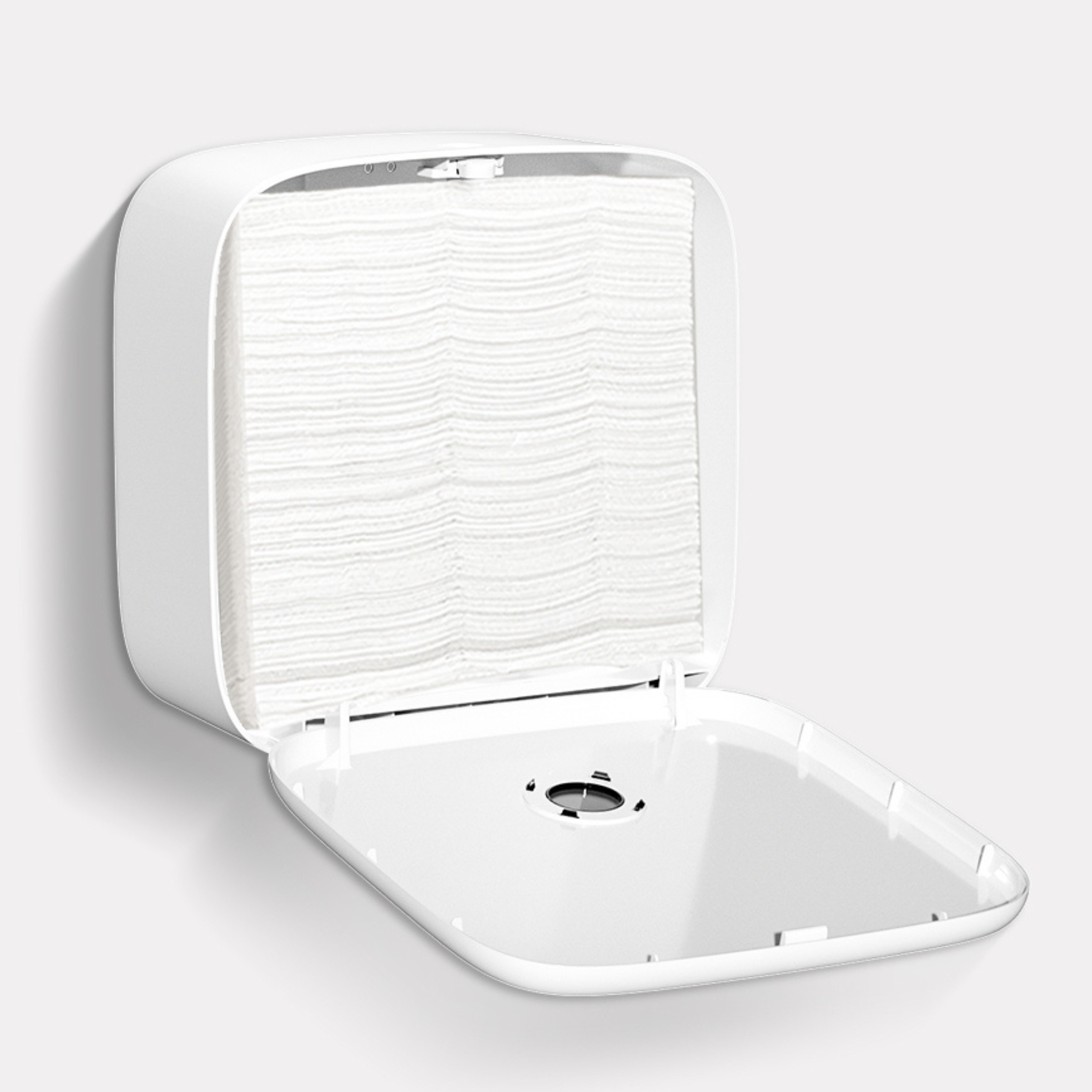 Dozownik do ręczników papierowych ZZ BORG RIVA biały 3 Dozownik do ręczników papierowych ZZ BORG RIVA biały - obrazek 3